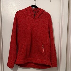 North face Red Women's Hooded Pullover Sweatshirt XL